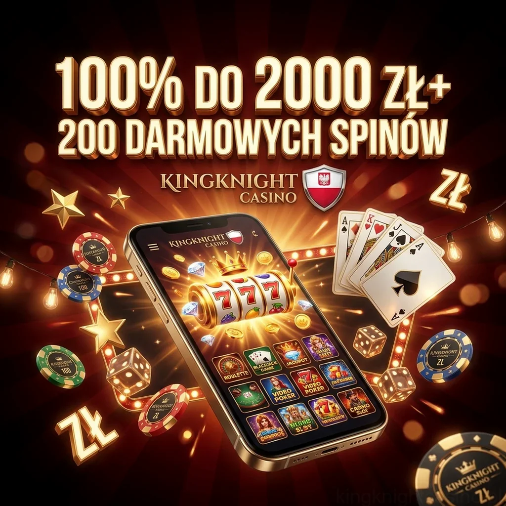 100% DO 2000 ZŁ+ 200 DARMOWYCH SPINÓW